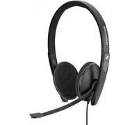 EPOS casque PC 3.2 chat noir microphone stéréo noise cancelling jack 2m
