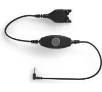 EPOS CMB 01 CTRL - Câble pour casque - prise casque mâle droite à mini prise mâle coudée