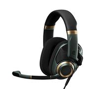 Epos H6 Pro Casque Audio Ouvert avec Micro - Casque Gamer - Arceau Léger - Casque Micro Confortable pour PC, Mac, PS4, PS5, Xbox Série X, Xbox One, Nintendo Switch - Noir Vert