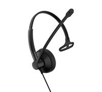 EPOS Impact 100 MS Mono USB-C + A - Casque avec Microphone, Microsoft Teams, Anti-Bruit, Support Latéral Silicone, Contrôle Appels