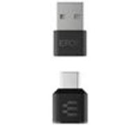 EPOS IMPACT 1000 - Micro-casque - sur-oreille - Bluetooth - sans fil - USB-C - noir - Optimisé pour la CU, Certifié pour Microsoft Teams Noir
