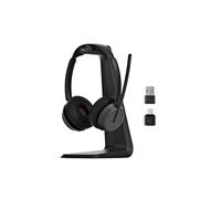 EPOS IMPACT 1000 - Micro-casque - sur-oreille - Bluetooth - sans fil - USB-C - noir - Optimisé pour la CU, Certifié pour Microsoft Teams Noir
