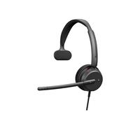 EPOS Impact 430T Casque Mono USB-C & USB-A on-Ear avec Double Micro Anti-Bruit, Certifié Microsoft Teams, Plug-and-Play, Compatible Zoom, pour Télétravail, Appels Business et Environnements Bruyants