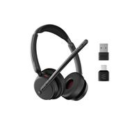 EPOS IMPACT 500 MS ANC USB-C+A Casque sans fil certifié Microsoft Teams avec ANC hybride, dongle USB-C+A, autonomie longue durée et confort premium,