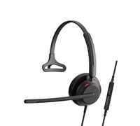 EPOS Impact 730T | Casque Casque mono pour centre d'appel avec double connexion USB-A/C, technologie BrainAdapt™ et captation vocale de pointe.