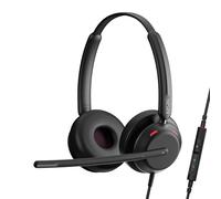 EPOS Impact 760 Casque Filaire USB-C & USB-A Double Oreillette pour Bureau avec Micro Anti-Bruit, Commandes in-Line, Son Haute Qualité, Confort Prolongé, Idéal pour Appels Business et Télétravail