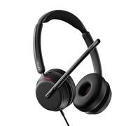 EPOS Impact 860T Casque Filaire Double Oreillette USB-C & USB-A avec Micro Anti-Bruit, Certifié Microsoft Teams, Super Wideband Audio, Confort Optimal, pour Bureau et Professionnels en Télétravail