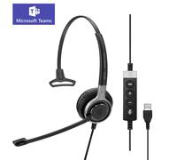 Sennheiser EPOS I Impact SC 630 USB ML Casque Supra-auriculaire Filaire USB Noir Certifié Skype for Business