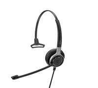 EPOS IMPACT SC 635 Micro-casque filaire pour usage intensif en centres d'appels et bureaux, avec connexion Jack 3,5mm et un écouteur similicuir.