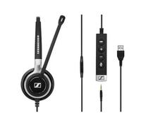 EPOS I SENNHEISER IMPACT SC 665 USB-C - Micro-casque - sur-oreille - filaire - Suppresseur de bruit actif - jack 3,5mm, USB-C - noir, argent