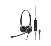 EPOS Audio Casque supra-auriculaire Impact SC 660 ANC USB – Réduction active du bruit, filaire, Noir