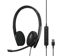 EPOS Audio Micro-casque ADAPT 160T USB II supra-auriculaire filaire stéréo noir Noise Cancelling