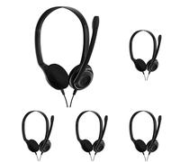 EPOS PC8 USB - Casque Stéréo pour PC & Mac, Casque Filaire on-Ear avec Micro Anti-Bruit, Connexion USB, Commandes Volume & Mute Intégrées (Lot de 5)