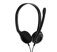 EPOS PC8 USB - Casque Stéréo pour PC & Mac, Casque Filaire On-Ear avec Micro Anti-Bruit, Connexion USB, Commandes Volume & Mute Intégrées