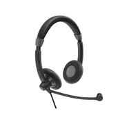 EPOS SC 75 USB MS double-sided wired headset with both 3.5 mm jack and USB connectivity