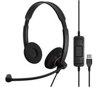 Micro-casque EPOS SENNHEISER IMPACT SC 60 USB ML - Sur-oreille - Filaire - Noir avec des reflets orange