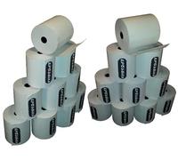 EPOSBITS® Lot de 20 rouleaux pour imprimante Epson TM-T88VI TMT88VI T88VI TM-T88 TMT88 Blanc