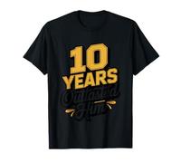 Épouse Anniversaire 10 Dix Ans De Mariage Drôle T-Shirt