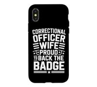 Épouse d'agente correctionnelle Coque pour iPhone X/XS
