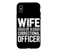 Épouse d'agente correctionnelle Coque pour iPhone X/XS