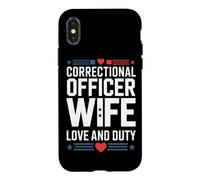 Épouse d'agente correctionnelle Coque pour iPhone X/XS