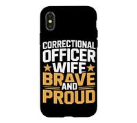 Épouse d'agente correctionnelle Coque pour iPhone X/XS
