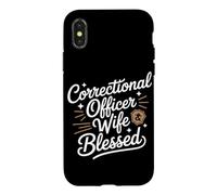 Épouse d'agente correctionnelle Coque pour iPhone X/XS