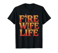 Epouse De Pompier Famille Caserne Vie D Feu T-Shirt