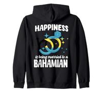 Épouse drôle des Bahamas disant marié mari bahaméen Sweat à Capuche