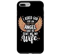 Épouse J'Ai demandé Un Ange à Dieu et il m'a envoyé ma Femme Coque pour iPhone 7 Plus/8 Plus
