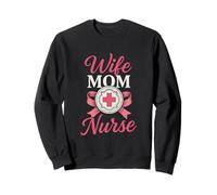 Épouse, Maman, infirmière, mère, infirmière drôle, RN LPN, CNA, Femmes Sweatshirt