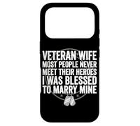 Épouse vétéran, J'Ai EU la Chance d'épouser Mon héros vétéran Coque pour iPhone 17 Pro