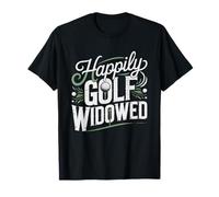Épouse Veuve du Golf Humour Indépendante Solo De Golfeur T-Shirt