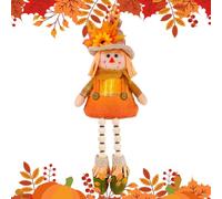 Épouvantail décoratif d'automne en forme d'épouvantail lumière LED saison