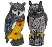 Epouvantail hibou ø19x40cm edm