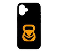 Épouvantail Kettlebell Halloween Fitness Coque pour iPhone 16