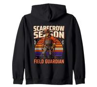 épouvantail Saison Field Guardian Halloween Horror Sweat à Capuche