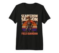 épouvantail Saison Field Guardian Halloween Horror T-Shirt Haut de Gamme