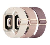 Epova Compatible avec Bracelet Fitbit Charge 6 - Bracelet Fitbit Charge 5 pour Femmes Hommes, Bracelets de Remplacement Sport en Nylon Élastique Doux et Imperméable pour Charge 5/ Charge 6
