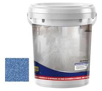 Epoxy Colored Sand Floor Paint,High-Gloss Marble Effect Coating,Garage Floors Painting,Waterproof and Non-Slip,Suitable for Indoor and Outdoor Use (Sapphire Blue, 1kg)