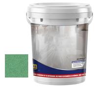Epoxy Colored Sand Floor Paint,High-Gloss Marble Effect Coating,Garage Floors Painting,Waterproof and Non-Slip,Suitable for Indoor and Outdoor Use (Bright Green, 0.5kg)
