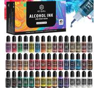 Epoxy Resin Dye-43 Colours Epoxy Resin Pigment-45 Bottles Of Metal,Fluorescent & Classic Pigments-For Jewellery,Candles,Soaps,Silicone Molding Gc-Ak45