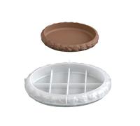 Epoxy Resin Jewelry Container Mold Silicone Tray Storaeg Plate Mould for Smooth Demolding Resin Art Craft Tray Dish Silicone Mold for Ring Trays