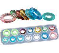 Epoxy Resin Molds Ring Shape Silicone Mold Kit Jewelry Making Silicone Mold Jewelry Grinding Resin Mold Resin Molds Silicone Molds