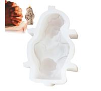 Epoxy Resin Nativity Mold, Silicone Candle and Plaster Casting Mould, Multifunctional Cement Mold for DIY Home Decor, Handmade Crafting, Holiday Ornaments, Religious Decor, Creative Projects