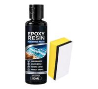 Epoxy Resin Scratch Remover, 50ml Polishing Paste Kit With Sponge For House