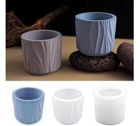Epoxy Resin Silicone Candle Holder Mould,Silicone Casting Moulds For Round Candle Holder,Silicone Molds For Concrete Plaster Diy Candles Vase Flower Pot