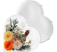 Epoxy Resin Silicone Mould, Epoxy Resin Mould, 21 X 21 Cm, Large Resin Moulds, Diy Deep Moulds, Epoxy Resin Moulds, Heart Shaped Moulds For Diy, Flowers, Art, Deresin, Casting, Resin