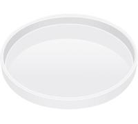 Epoxy Silicone Mould 30 Cm Large Round Silicone Tray Epoxy Resin Table Mould For River Coffee Office Table Clock Mould Deli Meats Board Diy Art Home Decoration