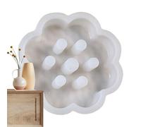 Epoxy Silicone Round For Vase Floral - Stem Holder Mold | Reusable Resin Molds For Desktop Decorations, Bouquets Plant, Makeup Brushes